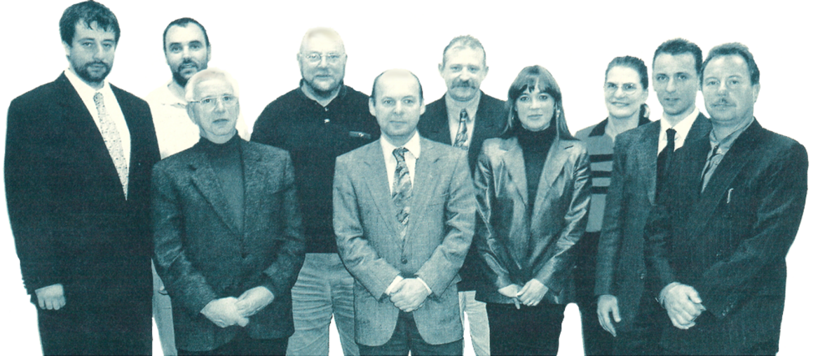 Foto des Gründungsvorstandes von 2001