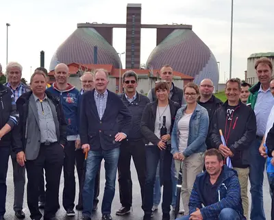 Gruppenbild der Energiegemeinschaft Mega