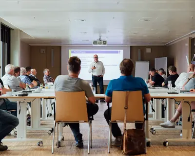 Blick in eine Veranstaltung von Mega